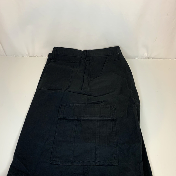 Wrangler Authentics Mens Classic Relaxed Fit Cargo Short Size 48 Black - Picture 5 of 11
